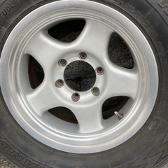 ランクル、アルミホイルタイヤ着き(スタッドレス)