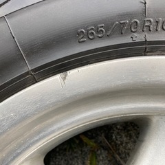 ランクル、アルミホイルタイヤ着き(スタッドレス)