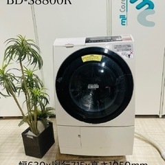 HITACHIドラム式洗濯機 BD-S8800R