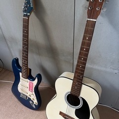 アコースティックギターとエレキギター　