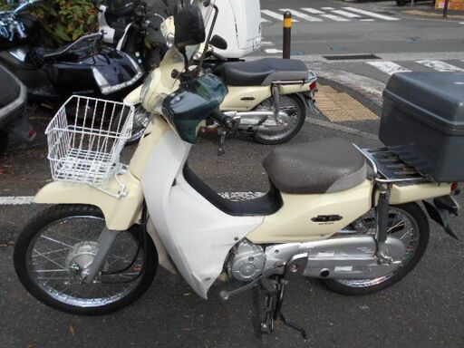 ホンダ　HONDAスーパーカブC50-2　AA04　ワンオーナー車　スクリーン　ナックルガード　リヤBOX付　現車確認　引取可能