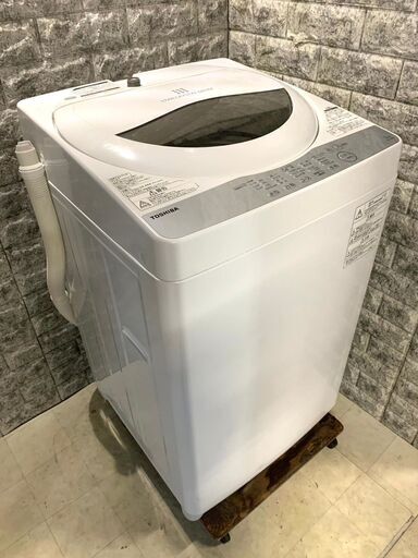 全国送料無料★3か月保障付き★洗濯機★2019年★5.0㎏★東芝★AW-5G6★S-183