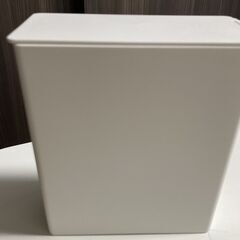 無印　ゴミ箱　ポリプロピレンごみ箱・角型・ミニ（約０．９Ｌ）