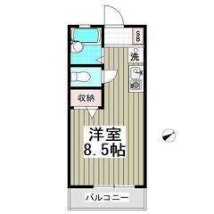 【 １R 】✨敷金礼金ゼロ・初期費用安い✨ 東武野田線「 川間 ...