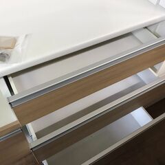 松田家具 レンジボード キッチンボード 大容量 おしゃれ クリーニング 