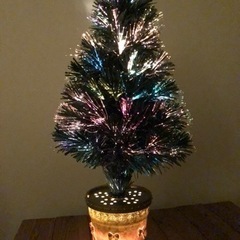 クリスマスツリー ファイバー 60センチ