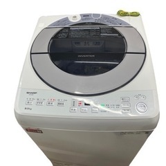 SHARP ES-GV8F-S 8.0kg 全自動電気洗濯機 2...