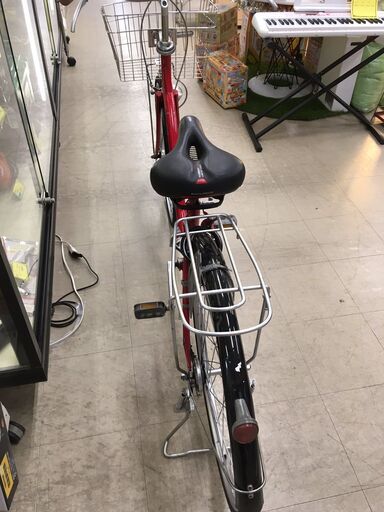 ★店頭にて試乗可★ J4037 シティサイクル　レッド　 26インチ オートライト  クリーニング、簡易メンテナンス済み【リユースのサカイ柏店】 中古自転車 　流山市 中古自転車 松戸市 中古自転車 我孫子市 中古自転車 船橋市 中古自転車 守谷市 中古自転車 取手市 中古自転車 ☆店頭にて試乗可☆ J4037 シティサイクル レッド 26インチ オート