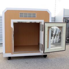 T610)【東京・神奈川限定配送】KAWAI ワンだぁルーム 犬小屋 防音 電動