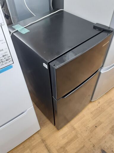 【ドリーム川西店御来店限定】 ハイセンス 2ドア冷蔵庫 HR-B9501B 93L（26L/67L) 22年製 動作確認／クリーニング済み 【2002211255601462】