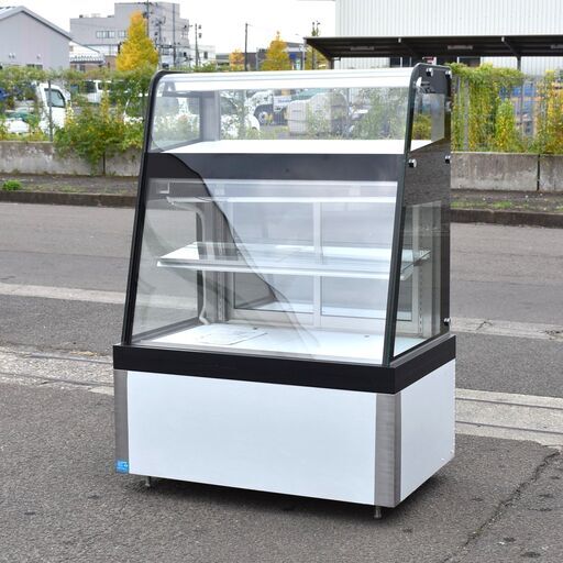 ≪yt980ジ≫ 福島工業 冷蔵ショーケース  単相100V+三相200V 50Hz用 幅110cm ガラスケース/スイーツ/ケーキ/什器 現状品 51104-05