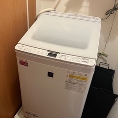 11/26まで【お急ぎ】洗濯機 シャープ 洗濯乾燥機 ES-PX8E-W