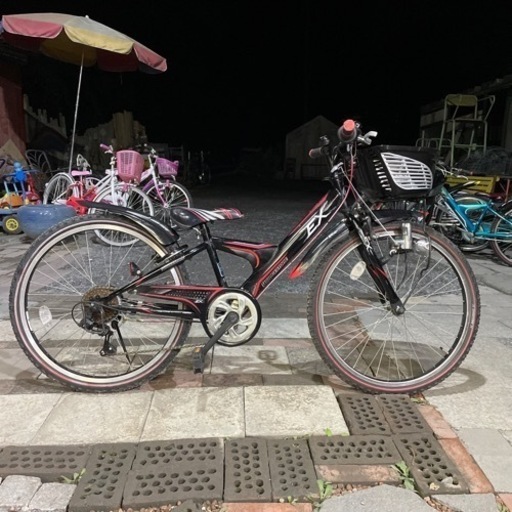 【3950】子供車　ブリヂストン　24インチ　8,300円（防犯・税込）