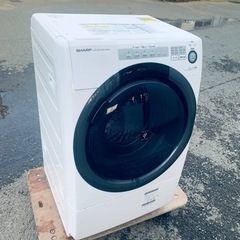 ET2404番⭐️ 7.0kg⭐️ SHARPドラム式電気洗濯乾燥機⭐️