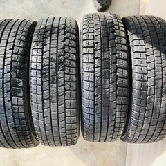 軽自動車コンパクトカー用アルミ付きバリ山スタッドレス4本組