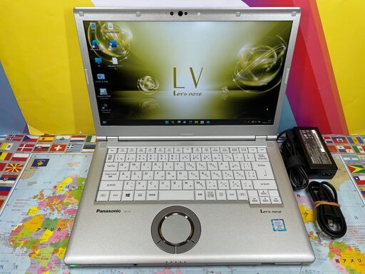 JC10112　パナソニック 極美品 CF-LV7 レッツノート 8350U 軽量 DVDマルチ