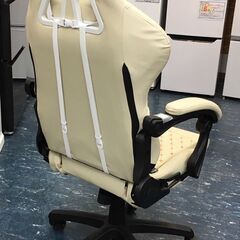 Dowinx ゲーミングチェア 調節可能ランバーサポート 165°リクライニング (アイボリー)