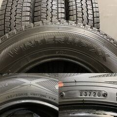 DUNLOP WINTER MAXX SV01 195/80R15 107/105L LT 15インチ スタッドレス 4本 20年製 バリ溝 ハイエース キャラバン等　(VTY678)クレジットカード QRコード決済可能