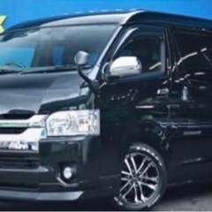 FLEXオリジナル ハイエースワゴンDelfino Line フロントスポイラー