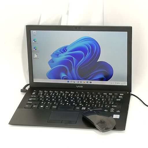 送料無料 超高速SSD フルHD 13.3型 ノートパソコン SONY VJS131C11N 中古良品 第6世代Core i5 8GB 無線 Windows11 Office 新品無線マウス付