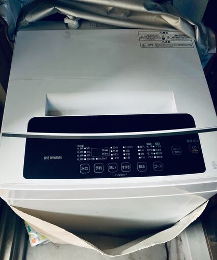 【2022年新品購入】アイリスオーヤマ全自動洗濯機 6kg
