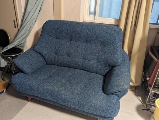Y*w様 NOCE 2人掛けソファ ブルー HY7314 NOCE 2人掛けソファー