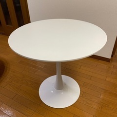 丸テーブル 直径80cm 使用期間半年 美品