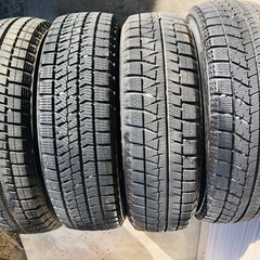 155/65R14軽自動車コンパクトカー用アルミ付きブリヂストン製冬タイヤ4本組