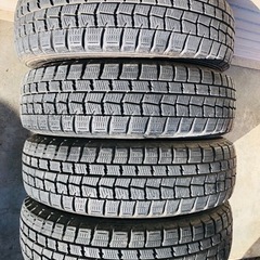 165/65R14軽自動車コンパクトカー用アルミ付きバリ山4本組
