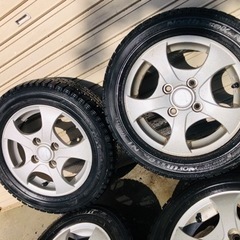 155/65R13 軽自動車用13inchアルミ付きスタッドレス4本組