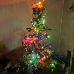クリスマスツリー 電飾付き