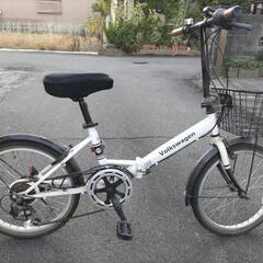 折りたたみ自転車　書類あり