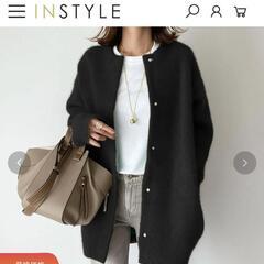 instyle☆タグ付☆コート☆黒