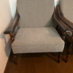 ［決まりました］カリモク　1人掛けソファー2脚
