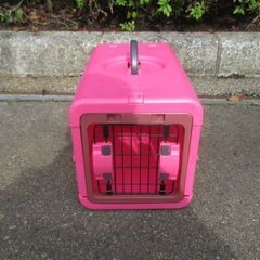 ペット　キャンピングキャリー　折りたたみ　猫用　ピンク色