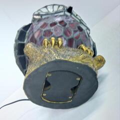 フクロウ 照明 ステンドグラス 卓上ランプ アンティーク照明 ステンドグラスラン