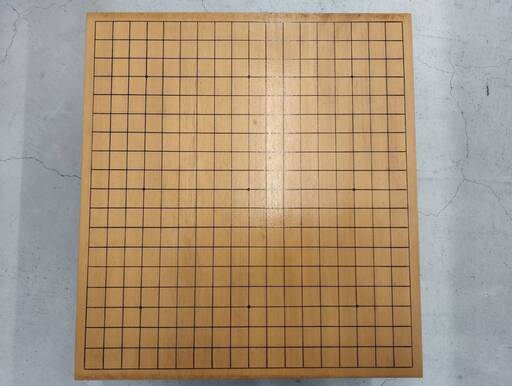 【美品】日向蛤　碁盤・碁石　囲碁セット　月印32号　碁盤ヘソ有