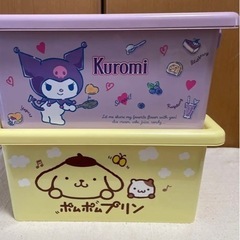 サンリオ お菓子入りのコンテナBOX 2点セット