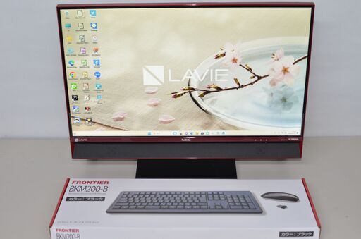 訳アリ 一体型パソコン Windows11+office NEC DA770/F Core i7-6500U/爆速SSD512GB/メモリ8GB/ブルーレイ/23.8インチ/webカメラ