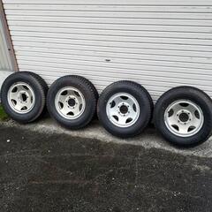 ハイエース 195/80R15 2020年製スタッドレスタイヤ ホイール4本セット ブリヂストン BLIZZAK VL1  100系  200系  貨物用  