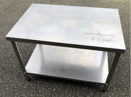 ⭐︎中古品　作業台　600×900×650mm  厨房用品⭐︎