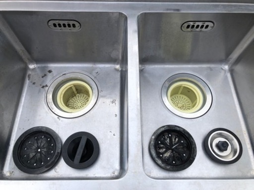 ⭐︎中古品マルゼン2槽シンク900×600×800mm厨房用品⭐︎ (新古市場  