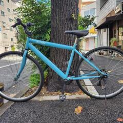 💯💯 クロスバイク 26インチ 6変速 タイヤ 新品 サドル 新品 配達  