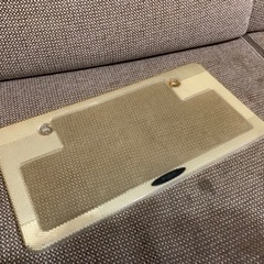 売れました イベント観賞用に！ウィザード　ナンバーカバー　フロント当時物