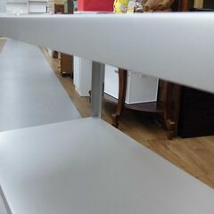 R340 MUJI 無印良品 アルミ製 ｷｬｽﾀｰ付 棚、ワゴン、幅84cm Used (買取 