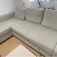 ソファーベット　大型ソファー　IKEAソファー