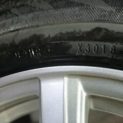 175/70R14 ダンロップ  ウィンターMAXX WM02  8〜9分山 -CONVERSE ALL STAR LIGHT PLTS ブーツサイズ23