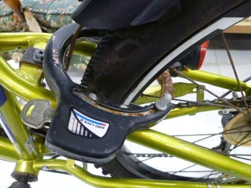 リトルキ様　12点 子供用自転車 22インチ 6段変速 SPEED イエロー系 カギ付き ジュニア