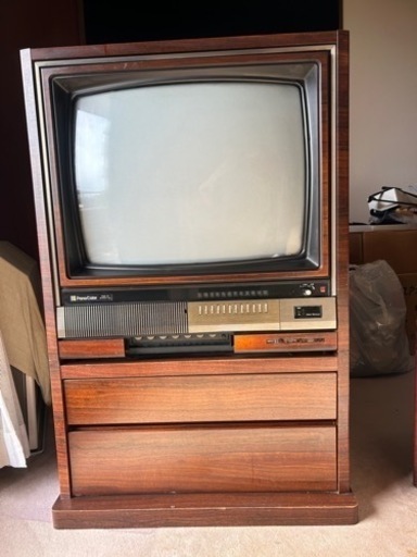 ブラウン管テレビ 昭和レトロ ジャンク ナショナル79年製 讃え ブラウン管テレビ 昭和レトロ ジャンク ナショナル79年製 讃え