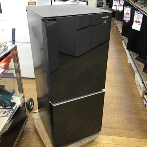 #K-57【ご来店頂ける方限定】SHARPの2ドア冷凍冷蔵庫です